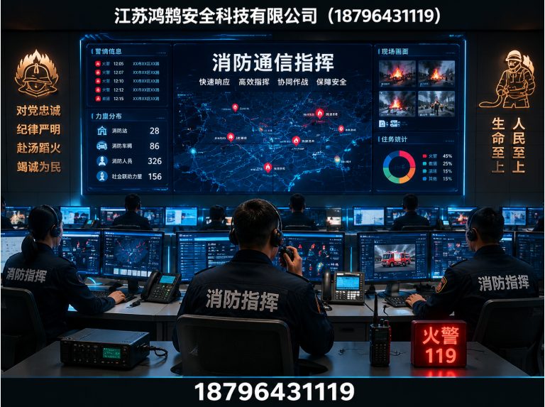 鄂州应急指挥系统展示图